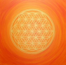 „Blume des Lebens“ – Gold